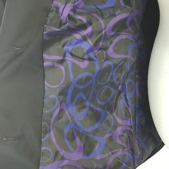 Worthington large black trench coat jacket - Picture 4 of 5